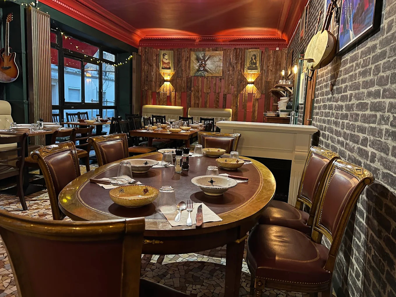 Bar du restaurant Les 3 Chapeaux